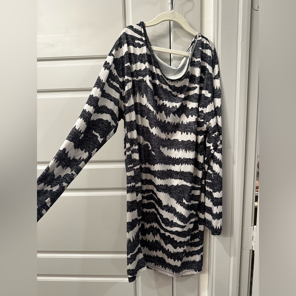 Long sleeve shirt dress